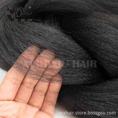 alibaba new products Seditty 165g 82 Inches Synthetic Ultra Braiding 100% Synthetic Hair for Single Color